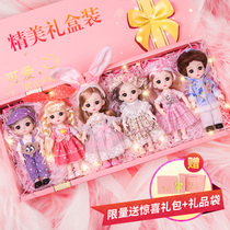 Little magic fairy Barbie doll set Girl Toy simulation exquisite mini Princess combination children 2021 New