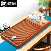 Electric Wood tea tray Germany high-end whole home new set fully automatic integrated solid wood ebony small tea Sea platform