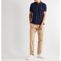 Classic item] Polo Ralph Lauren mens blue Polo shirt NET-A-PORTER