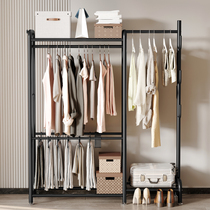 Wardrobe drying rack landing dryer dryer dryer dryer housedryhousedBalcony Bedroom HangdryclothesIndoor simple single-pole cloak rack