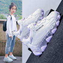 Girls shoes 2021 autumn and winter new childrens sports shoes soft bottom father shoes
