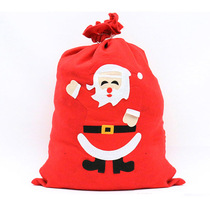 Christmas Decorations Accessories Gift Bag Santa Candy Gift Bag Apple Bag Red Cloth Bag Pull Rope Bunches Bag