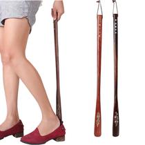 Shoot Tuzi Super Long Free Post Shoe Steelers Home Long Handle Solid Wood Shoes Pumping Loafers Looers Wear Shoes
