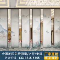 Hotel activity partition wall Hotel box partition Office soundproof screen Folding sliding door Mobile partition wall