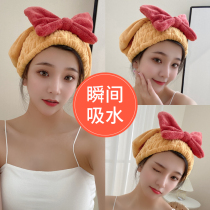 Dry hair cap female super absorbent quick-drying shower cap cute long short hair shampoo wipe dry hair towel 2021 New thickened