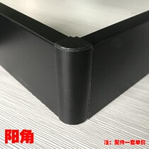 Aluminum alloy skirting line hidden wire waterproof and moisture-proof wall footline 6CM8 decorative solid wood skirting board accessories 10