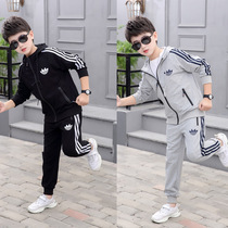 Adi Couture Boy Sports Suit Spring Autumn Season of Three Leaf Childrens weaver Childrens weaver with two sets of pure cotton