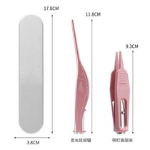 Baby Booger clip glowing baby cleaning tweezers child clip Booger tweezers with light safety earwax clip ear spoon