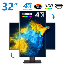 4K display 32-inch LG screen ps4 HD IPS LCD desktop computer screen hdr Professional design photogrammetry type-c interface can be lifted and rotated wall-mounted game wide color gamut P