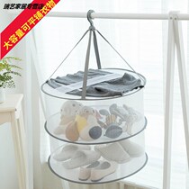 Cashmere basket artifact cool socks special sweater net pocket deformation hanger anti-tiling rack sweater sweater