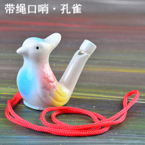 Ceramic Music Waterfowl Whistleblowing Children Gift Fashion Toys Zodiac Blow Whistles With Hanging Rope New Pint Baby Whistle