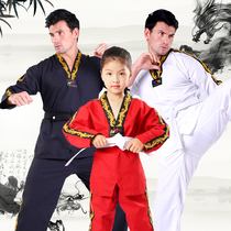 Taekwondo clothes childrens clothes adult coaches men and women college students beginner training clothes adult clothes custom
