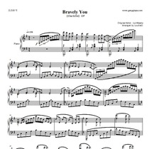 Charlotte Charlotte OP Bravely You Piano Score Staff Score 2 pages