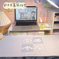 Laurel dog mouse pad Oversized leather waterproof desk pad Laptop keyboard pad Office desktop mat Writing desk Student learning leather PU creative custom big eared dog cute