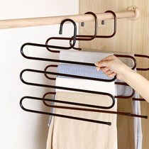 Multifunctional scarf pylons Wardrobe racks for hanging stockings Pants hangers Multi-layer household scarf hangers for store use