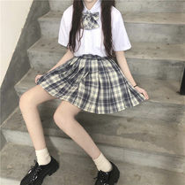 Gentle knife jk uniform genuine suit Full set of summer short-sleeved female student pleated skirt class dress College style school uniform