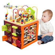 Hundreds Treasure Chest of Pearl Everest Beads Children 0-1-2 One 3 year-old baby Puzzle Power Toys 6-12-month Baby Early Education