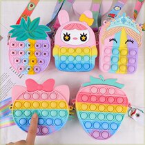 Decompression kneading bag toy net red press music bag childrens puzzle fashion little girl messenger bag rodent eradication pioneer