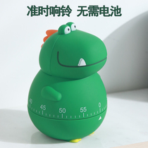 Dinosaur Timer Children Time Management Self-discipline Learning Kitchen Reminder for special inverted timers for elementary school students