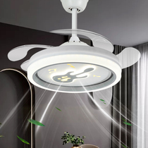 Op lighting invisible fan lamp bedroom home integrated living room electric fan lamp living room dining room lamp with fan chandelier