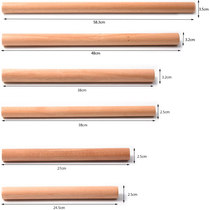 Rolling pin stick stick Noodle Noodle kindergarten dumpling roller household chopping plate set non-stick large small solid wood