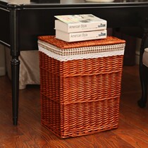 Storage Basket Dirty Clothes Basket Rattan Dirty Clothes Storage Basket Dirty Clothes Basket Toy Storage Basket Hot Pot Shop Wicker Basket