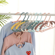 Childrens clothes hanger multifunctional baby children clothes hanging newborn clothes support small baby clothes rack household non-slip