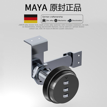 Ausford double door lock toolbox double open door lock door pair open furniture wooden door mechanical cabinet door lock shoes