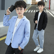 Boys small suit jacket spring and autumn 2021 New Chinese childrens autumn Korean Childrens casual handsome suit jacket