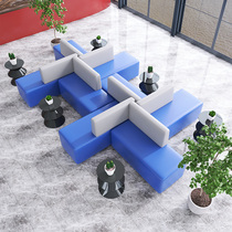 Bank lobby rest area office office business reception area leisure personality free combination sofa