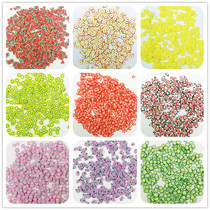 Soft pottery simulation fruit slice lemon strawberry bubble gum slime filling decoration girl dream mini