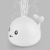 Baby bath toy play water automatic induction water spray small whale light music baby children bathroom boys and girls