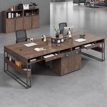 Desk sub-office staff table 6-4 staff Screen Screen Cassette Brief Modern Station Table And Chairs Combination