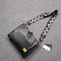 Hong Kong Day Ensemble Mens Bag Single Shoulder Casual Mens Bag Skewed Satchel Genuine Leather Soft Leather Bag Sloping Cross Backpacker Summer