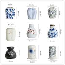 A day-style ceramic with cover tooth sign cylinder toothpick box toothpick jar sushi style toothpick bottle toothpick bucket