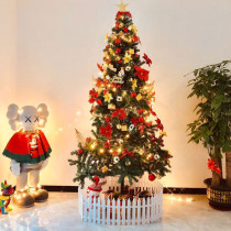 Commercial Net red Christmas tree decoration decoration scene arrangement package Christmas decoration simulation green luxury naked tree