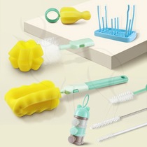 Brush cleaning Cleaning brush Sponge set 360 degree rotating brush Bottle Baby wash bottle brush pacifier brush straw