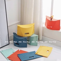Fold Outdoor Fishing Bench Chair Portable Travel Creative Scribe Bench Carry-on Light Student Small Stool