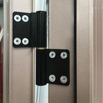 Toilet hinge hinged flat door aluminium alloy loose-leaf space aluminum old style free of coarse shaft glass door