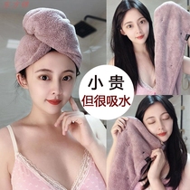 Dry hair hat female super absorbent quick-drying bag headscarf washing hair towel artifact