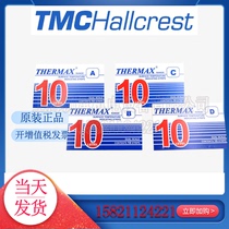 Original TMC temperature sticker temperature paper test paper British thermax temperature sticker patch 10 cells ABCD
