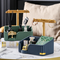 Nian Hua key storage and placement table Desktop tray Nordic desktop entrance creative hook frame Light luxury wind ornaments