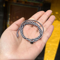 Zakiji Temple custom long style Nine Eyes Immortal Diamond Rope Fine thread pure hand-woven necklace bracelet Nine Eyes Rope three colors