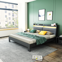 SAY bed Modern Simple 1 8m double bed Master bedroom Light luxury Modern Nordic 1 5m Economy 1 2 single beds