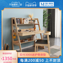Zhongpai solid wood desk simple Chinese home writing desk student table bedroom learning desk desk computer desk
