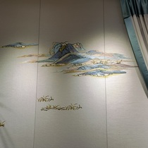 Moleks only landscape embroidery