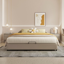 Wood Moon No Bedside Tech Bunk Bed Nordic Modern Brief About Double High Box Storage Bed Master Bedroom Art Bed Wedding Bed