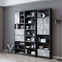 Eurasian Imperial nest Nordic bedroom bookcase floor-to-ceiling modern simple light luxury Storage bookcase full-wall bookcase