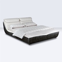 Musikage BCK1-218 classic fabric bed frame Modern simple minimalist light luxury classic wild fabric bed frame