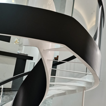 Dengyue stairs custom solid wood stairs Living room stairs custom stepping stairs New Chinese stairs) Xia Gang